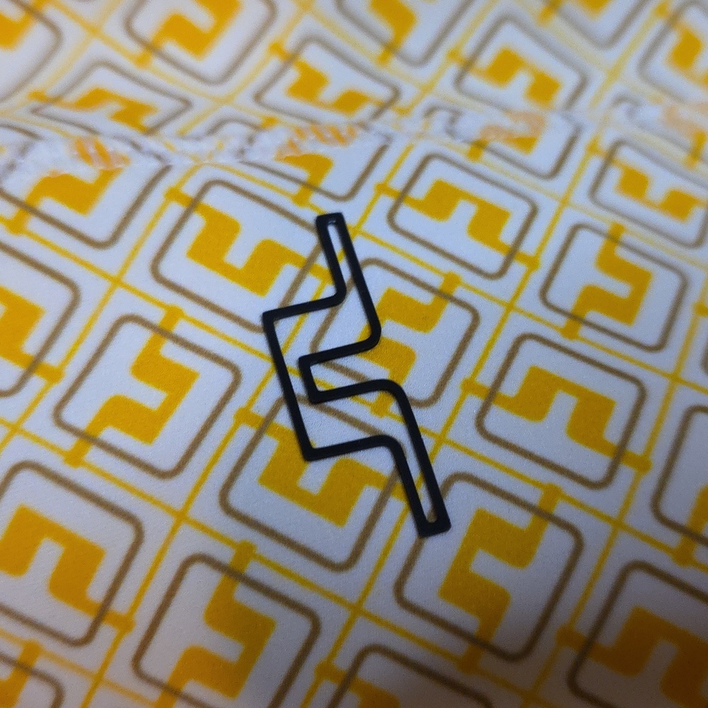 J.Lindeberg Yellow Zena Pattern Golf Leggings. Size Small. NWT - Picture 4 of 7